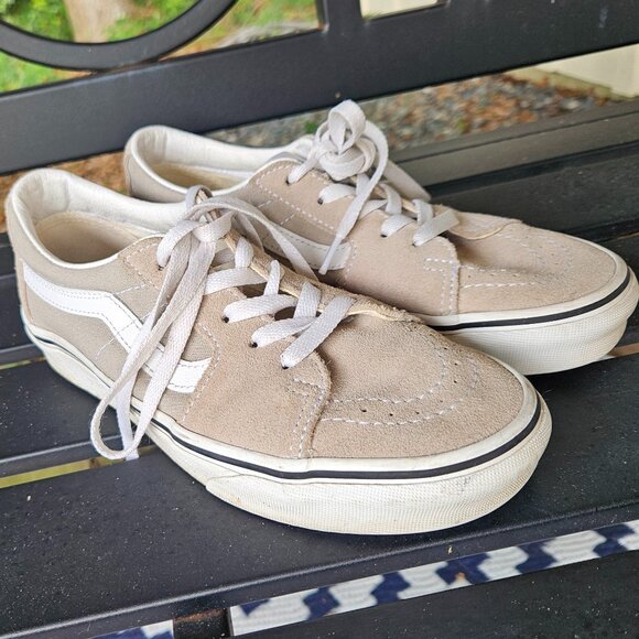 Vans Shoes - Tan vans Womens sz 7 Mens sz 5.5
